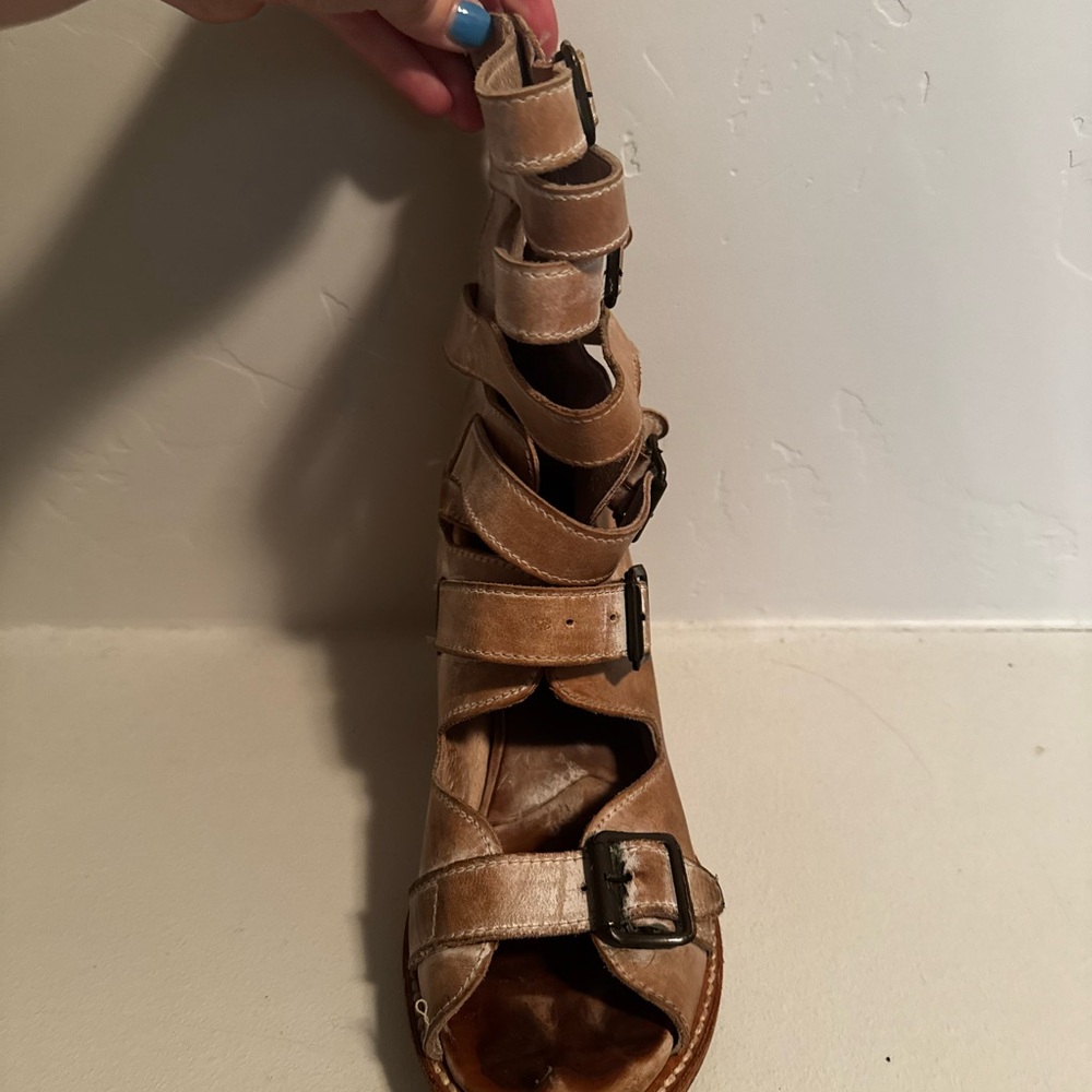 Freebird by Steven Tan Multi-Buckle Gladiator Sandal